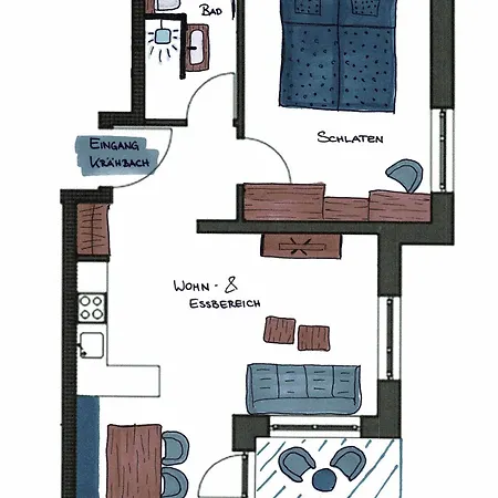 Landjuwel アパート Herbertingen